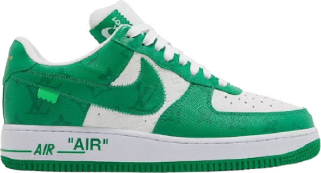 Louis Vuitton Nike Air Force 1 Low By Virgil Abloh White Green