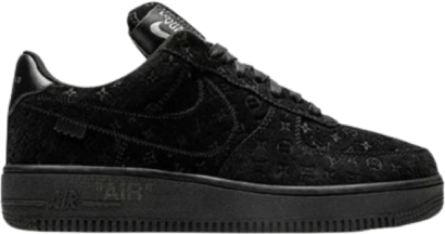Louis Vuitton Nike Air Force 1 Low By Virgil Abloh Black