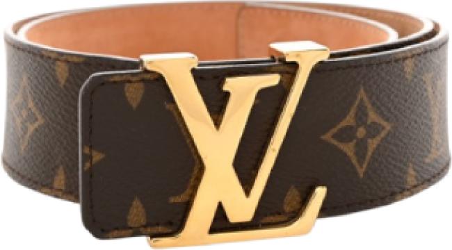 Initiales Belt 40 MM Monogram Brown Gold