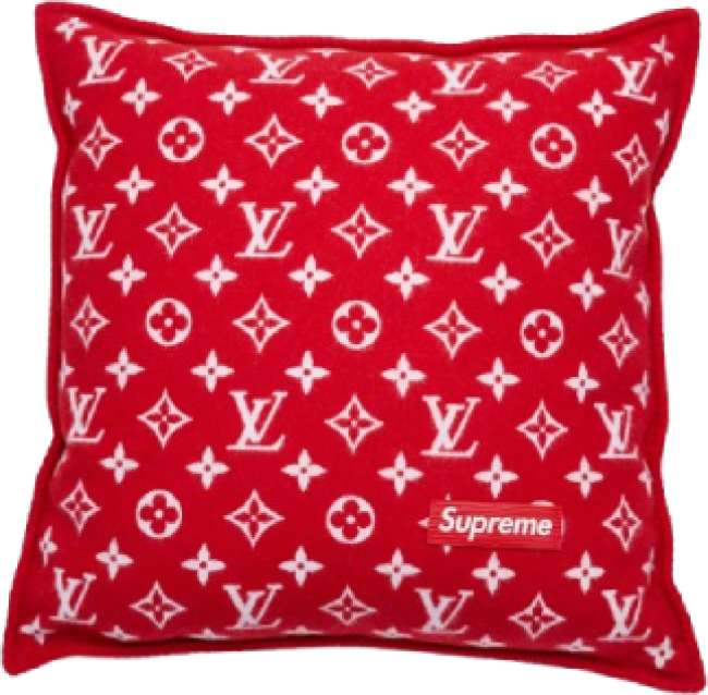 Supreme x Louis Vuitton Monogram Pillow Red