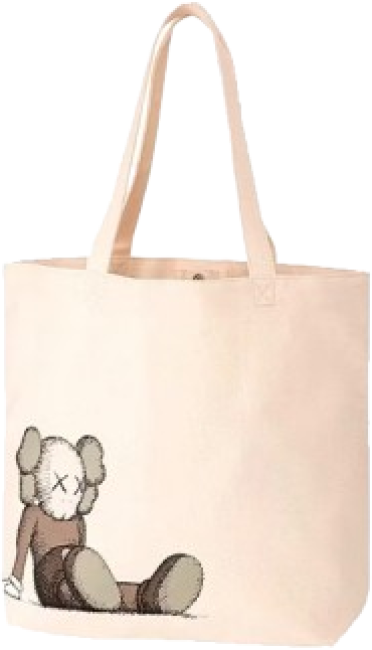 Holiday Tote Bag Natural