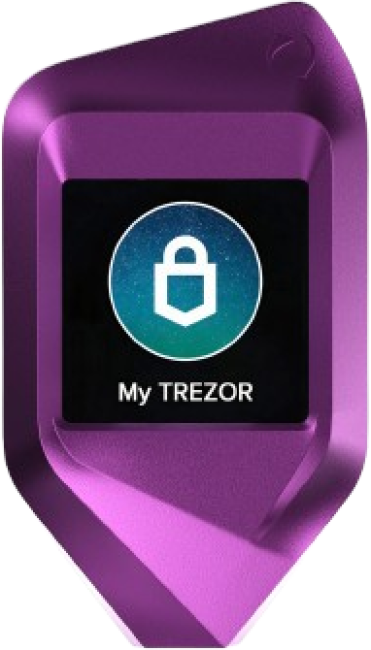 Galactic Purple Aluminium Crypto Hardware Wallet