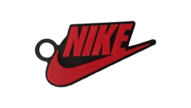 Nike Logo Keychain - Red/Black
