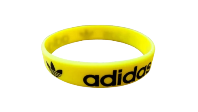 Silicone Wristband Bracelet – Yellow