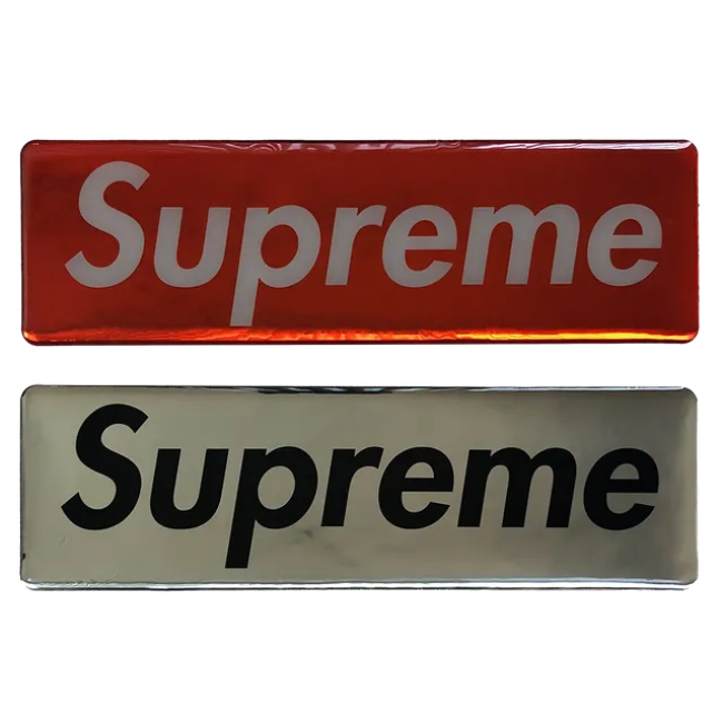 Supreme Plastic Box Logo Sticker Set