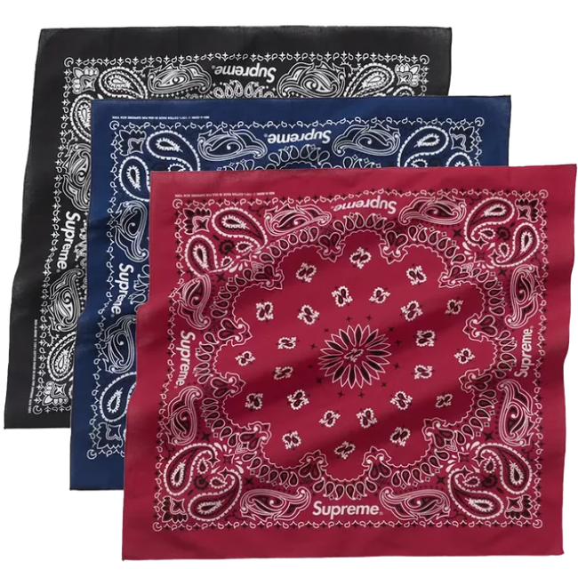 Supreme x Hav-A-Hank Bandanas (3 Pack) Multicolor
