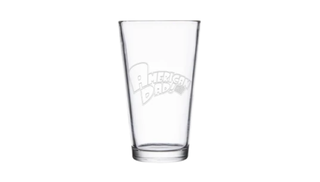 Logo Laser Engraved Pint Glass