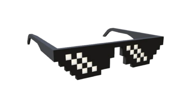 Pixel glasses